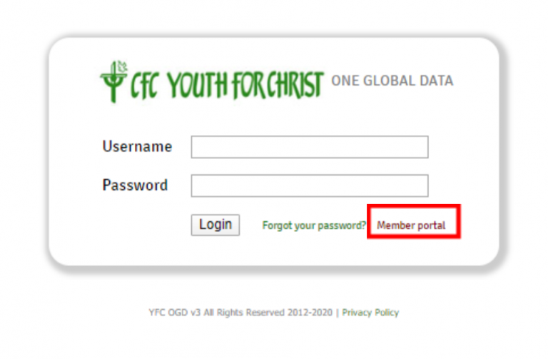 Create New Account in the CFC Members Portal - YFC Infosystem Tutorial